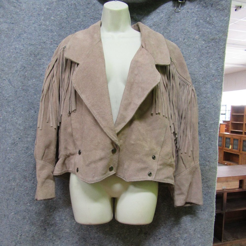 Tan Sky Blue Waters Genuine Leather Jacket